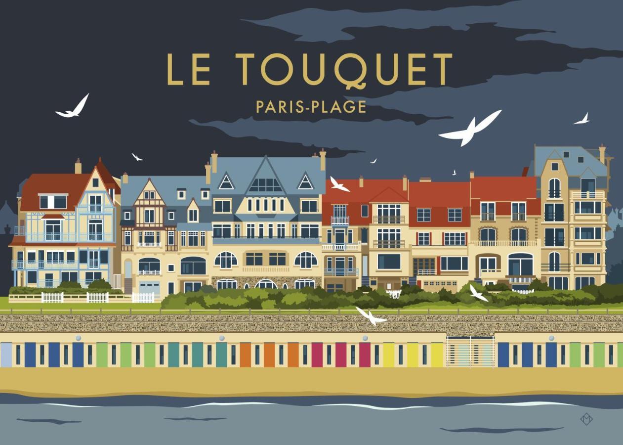 Le Touquet - Superbe Appartement 3 Chambres - Proche Mer & Centre - Wifi Exteriör bild